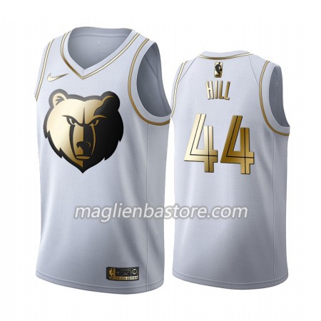 Maglia NBA Memphis Grizzlies Solomon Hill 44 Nike 2019-20 Bianco Golden Edition Swingman - Uomo